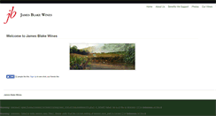 Desktop Screenshot of jamesblakewines.com