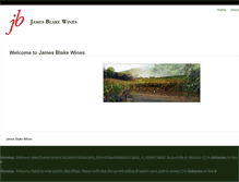 Tablet Screenshot of jamesblakewines.com
